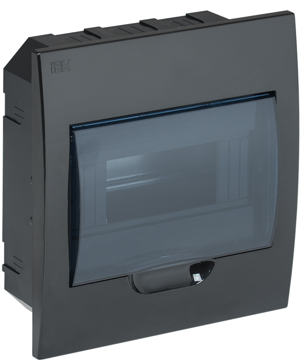 KREPTA 3 Корпус пластиковый ЩРВ-П-8 IP41 черный IEK
