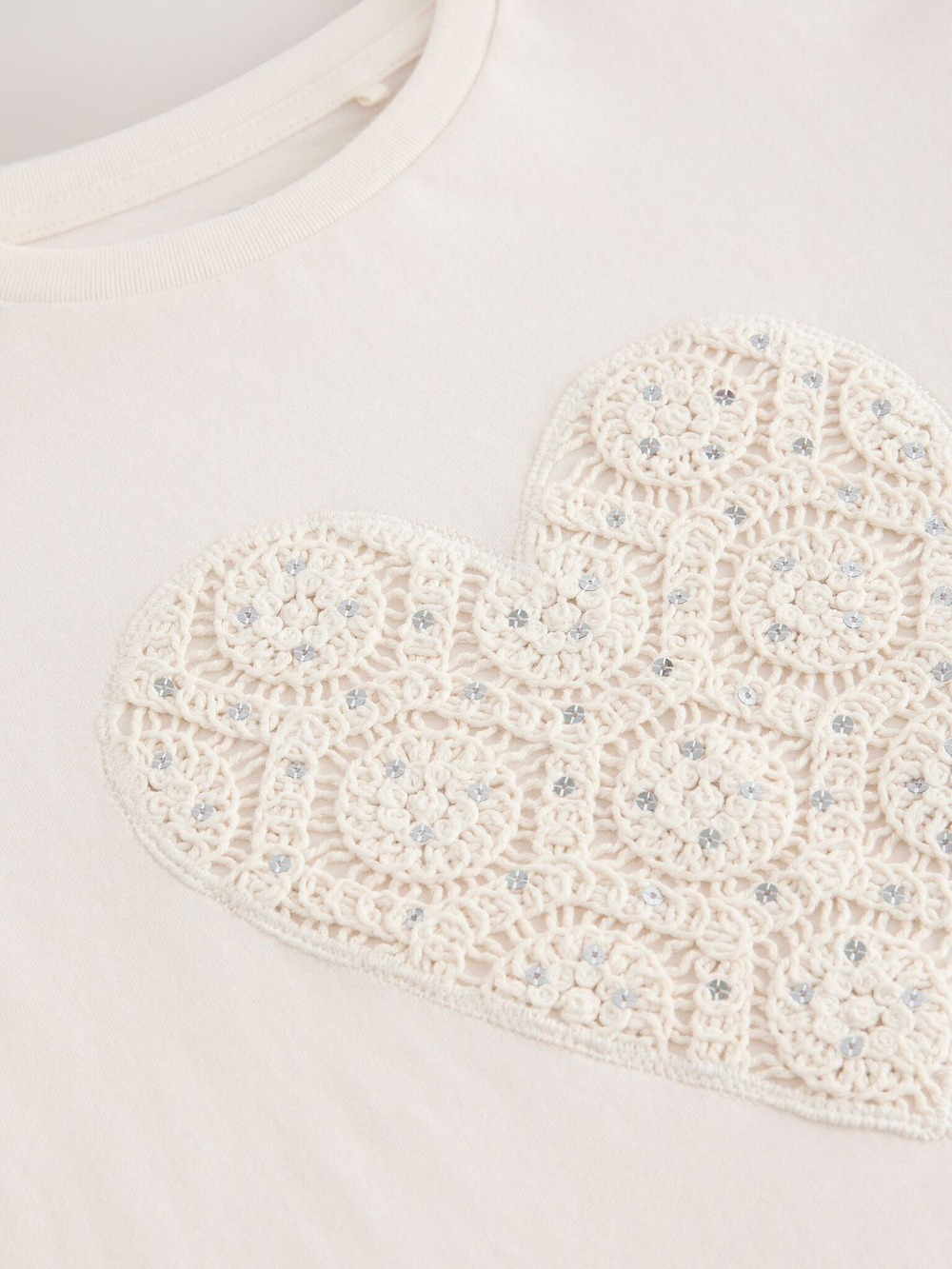 Футболка для девочки Next E44-440, Молочный