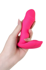 Розовый вибромассажер с голосовым управлением Tilly (Цвет: розовый)