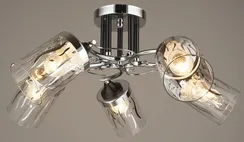 1412/5 CH+BK (1) Люстра (RL)