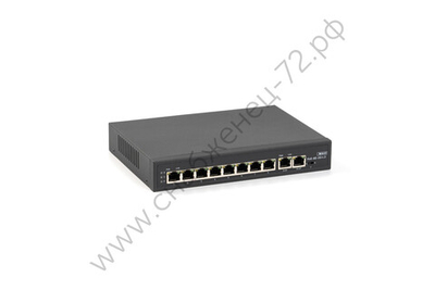 SKAT PoE-8E-2G v.2 коммутатор PoE Plus, мощность 120Вт, порты: 8-Ethernet, 2-Uplink