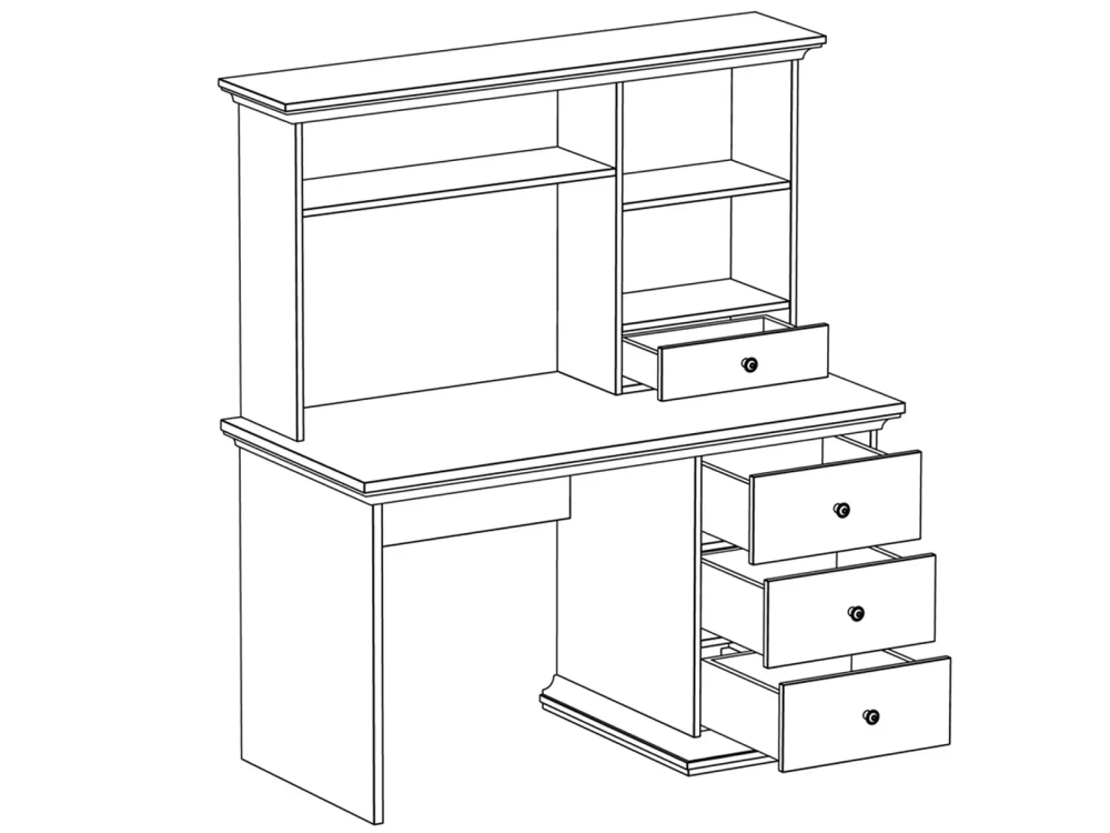 Полочный модуль Reina Дуб Сонома