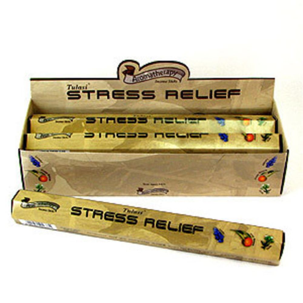 Tulasi Stress Relief шестигранник Благовоние Антистресс (лаванда, апельсин, тимьян)