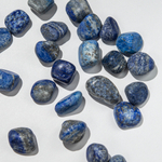 Камушки натурального лазурита с включениями пирита, 16-28мм
