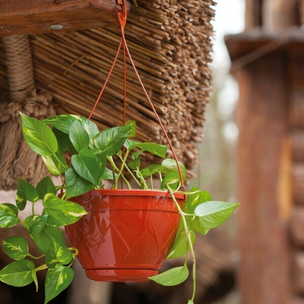 ГОРШОК "ЛИЛИЯ ПОДВЕСНАЯ" 2,5л ТЕРРАКОТОВЫЙ
