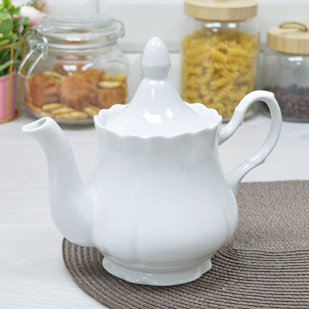 Чайник заварочный 0,8л форма Романс Без деколи