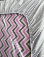 Комплект в кроватку 6-ти предметный "ПОДУШЕЧКИ" (серый цвет), поплин