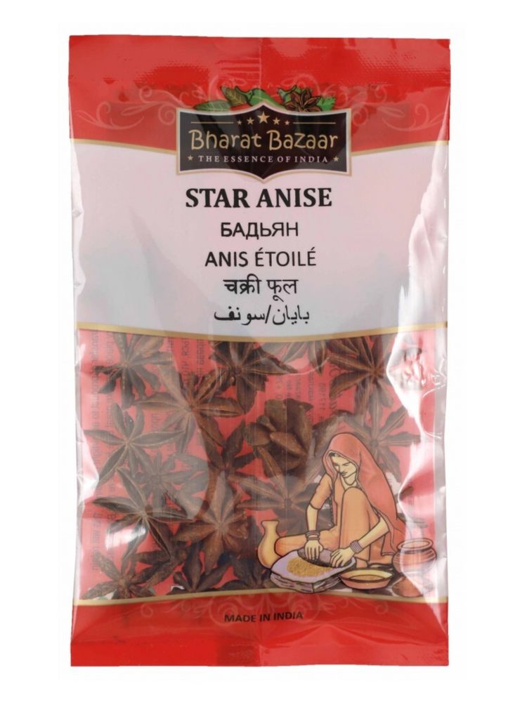 Бадьян Bharat Bazaar Anise, 50 гр, 2 шт