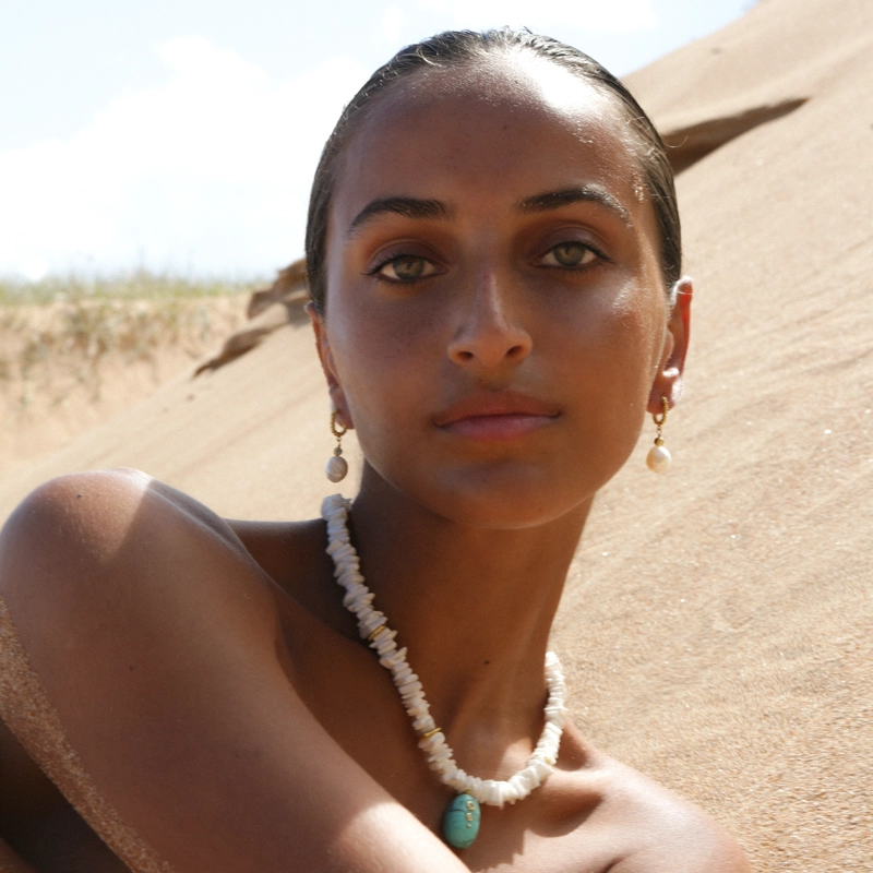 Pebble Bleach Necklace