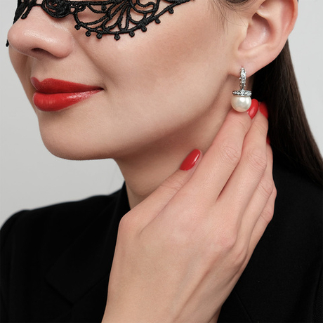 Серьги "Амон" из коллекции "Жемчужная"