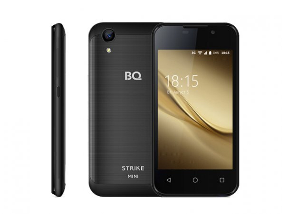 Смартфон BQ mobile Strike Mini Black Brushed (BQ-4072)
