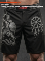 Шорты для ММА LEGENDA Коловрат черные