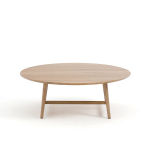Стол кофейный Хаше 100х100х36 круглый дубовый
