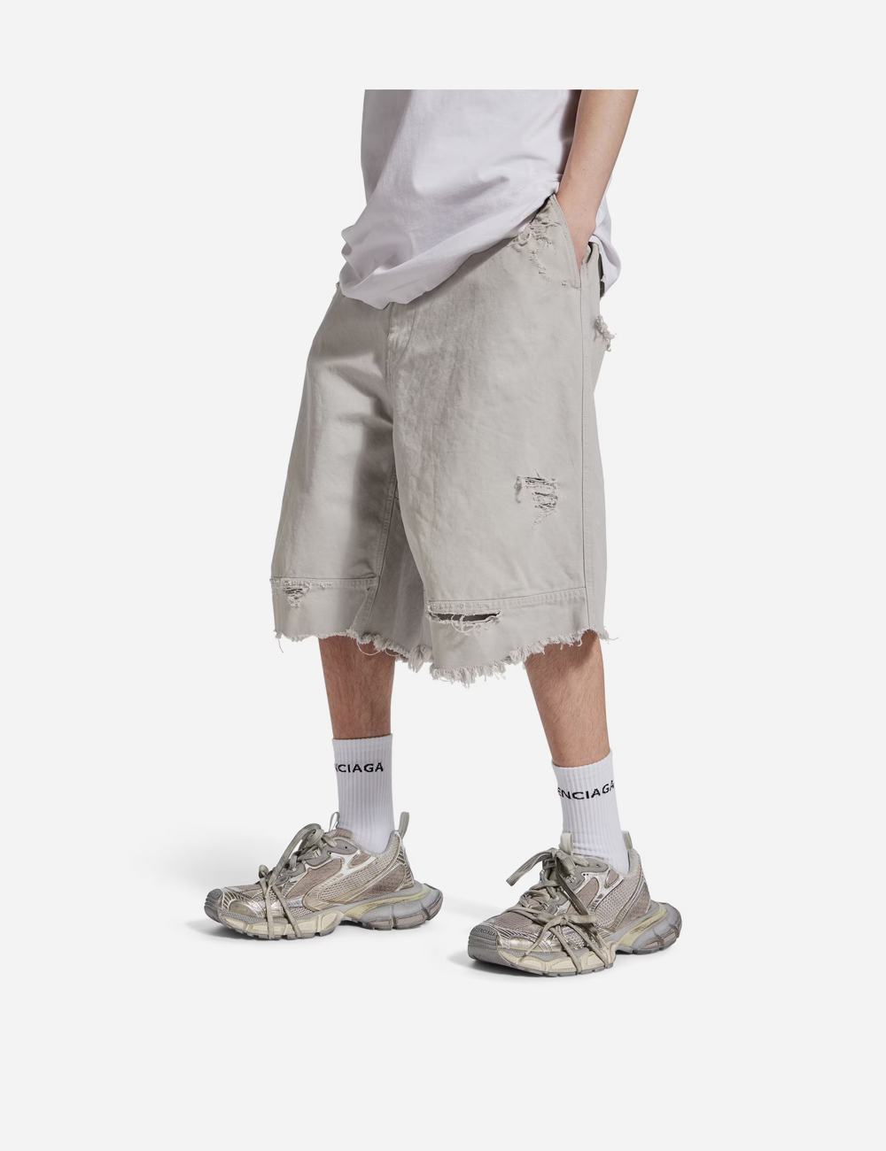 Balenciaga Men's 3XL Sneakers Off White