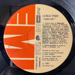 Винтажная виниловая пластинка LP Belle Epoque Bamalama (Италия 1977)