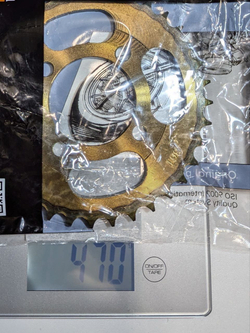 Звезда ведомая задняя (428-36) сталь, для мопедов Alpha/Delta