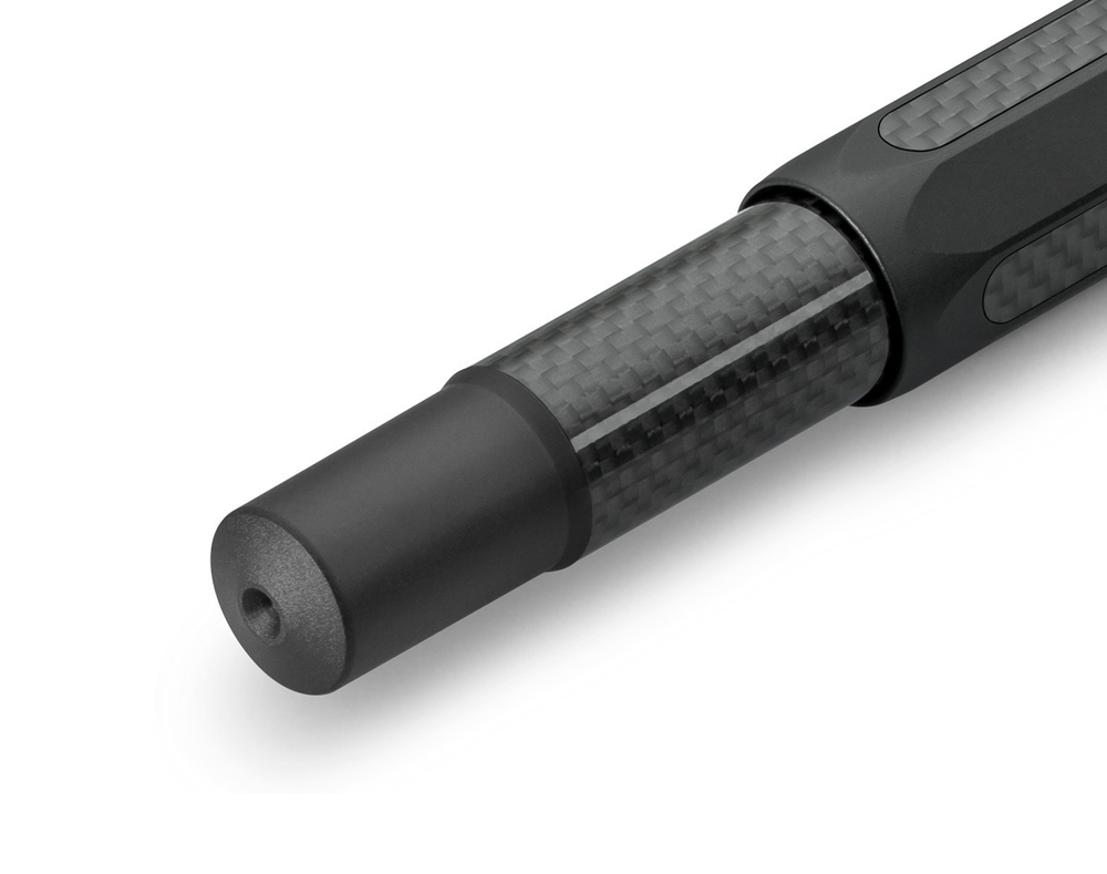 Перьевая ручка Kaweco AC SPORT Black EF (10002277) 0.5 мм, черный алюминиевый корпус с карбоновыми вставками
