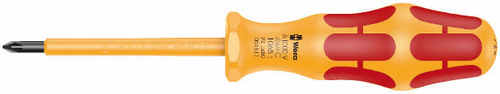 Крестовая изолированная отвертка Kraftform VDE 1065 I PZ 1x80 мм 05051611001