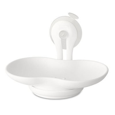 Мыльница на присоске loop organic, молочная