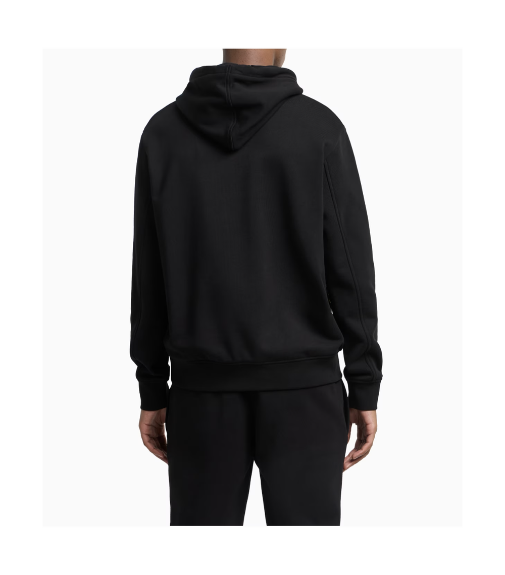 Толстовка с капюшоном и макси-принтом Armani Exchange