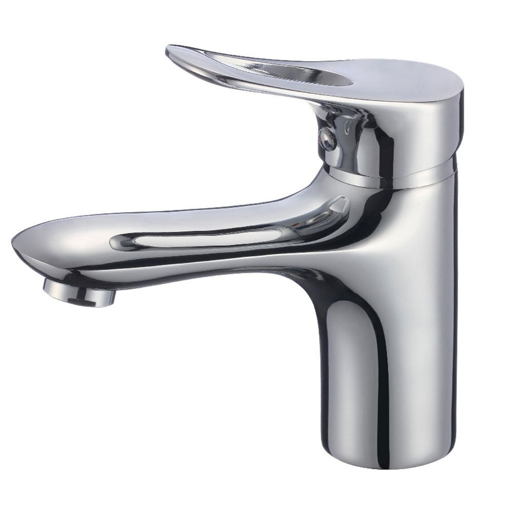 Смеситель для раковины, РМС, корот изл, с картриджем, хром, SL120-001F