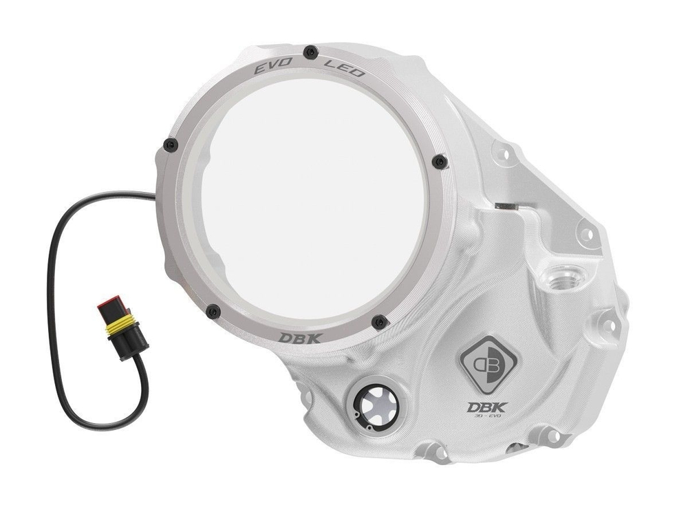 CCDVL10 DBK EVO LED CLEAR CLUTCH COVER (MTS V2, M 937)