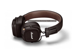 Беспроводные наушники накладные Marshall Major IV Bluetooth коричневые