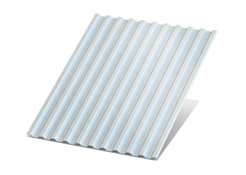 Профнастил С-21 оцинкованный 0.4 мм Цена за м²