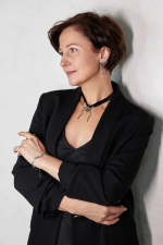 Серьги банты тонкие линии, оттенок серебро