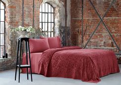 Набор с покрывалом  Tivolyo Baroc (бордовый)