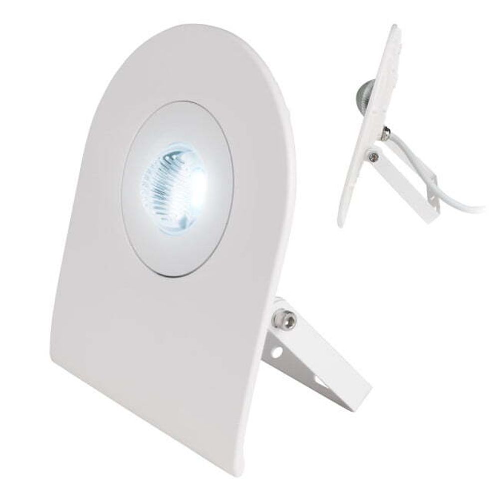 ULF-F10-30W/NW IP65 180-240В WHITE Прожектор светодиодный. Корпус белый. Белый свет. Упаковка картон. TM Uniel.