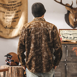 Американская жаккардовая рубашка в стиле ретро с длинными рукавами на весну и осень ,модный бренд, винтажная повседневная рубашка