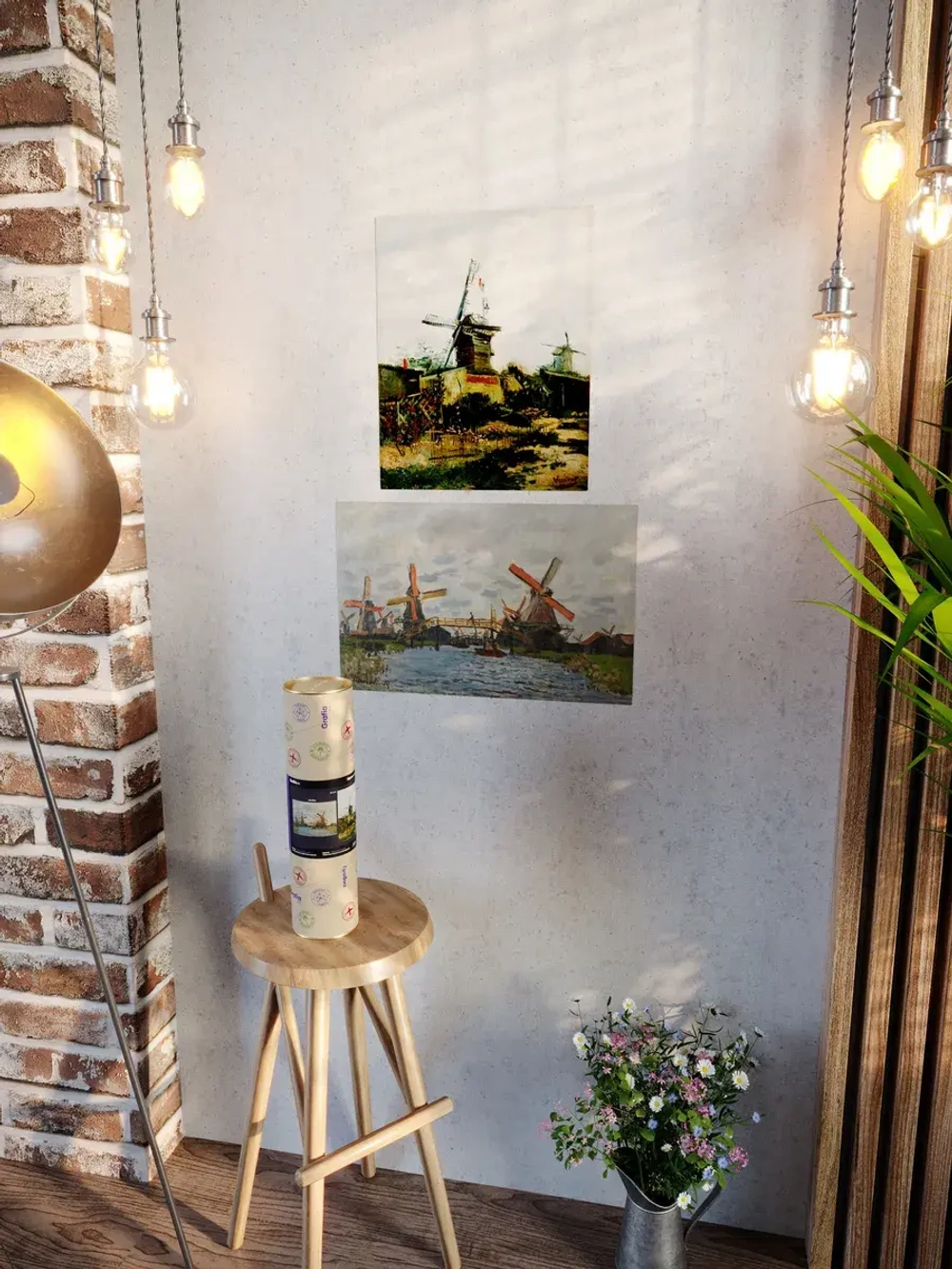 Картины-наклейки на стену для декора интерьерные №27