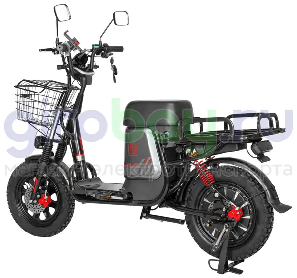 Электроскутер GT U3 1000W (60V/30Ah) железофосфат - Серый фото №7
