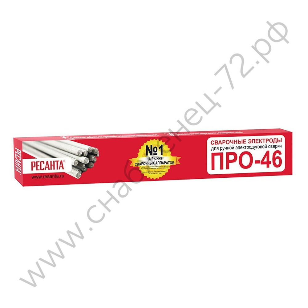 Сварочный электрод РЕСАНТА ПРО-46 Ф4,0 Пачка 3 кг