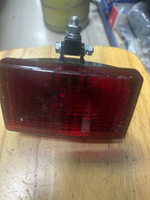 Фонарь противотуманный задний, красный для автомобилей ПАЗ 24V (крепл. болт) (разъем 282080)