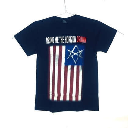 Футболка тайланд Bring me the horizon Американский флаг (XS)