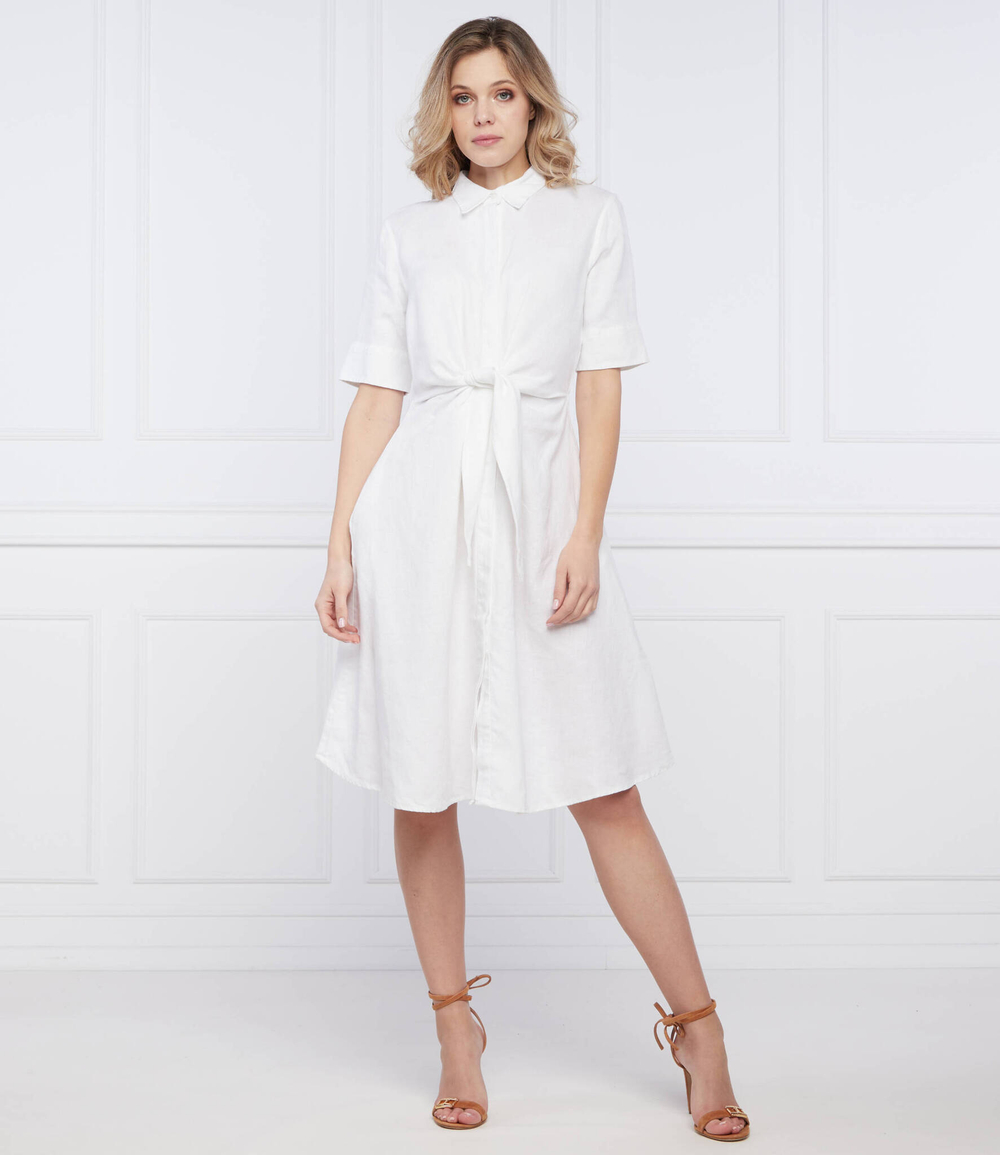 льняное платье wakana LAUREN RALPH LAUREN - белый(200831364)
