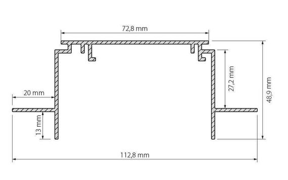 Профиль Arlight Tek-Power-RW70F-GH13-2000 019884