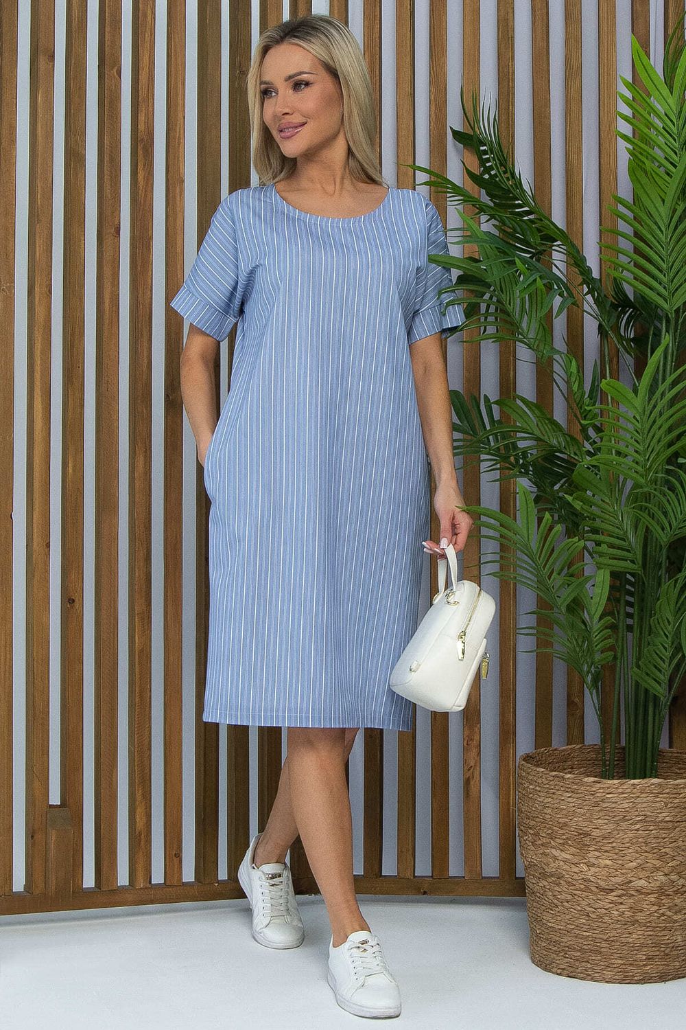 Платье Покоряя сердца (джинс) П13460-1М LT Collection