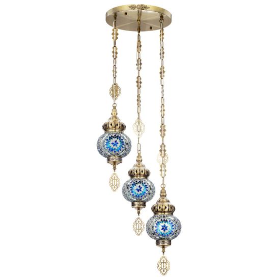 CL419136 Каир Мозаика Синяя Подвес