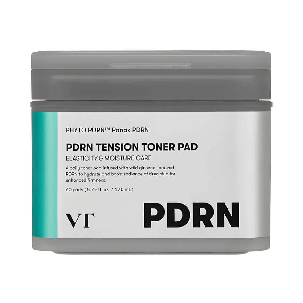 VT Cosmetics PDRN Tension Toner Pad, 60ea - Тонер-пэды с ПДРН для сияния кожи
