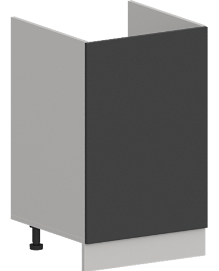 Кухня Модуль ШНМ 500 Белый / Графит Софт