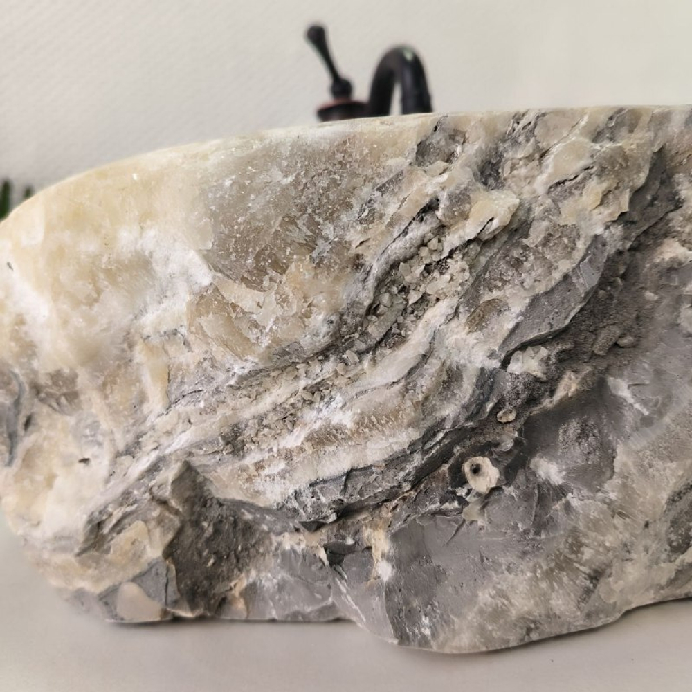 Раковина из оникса Erozy Grey EO-62199 55*42*15 0094