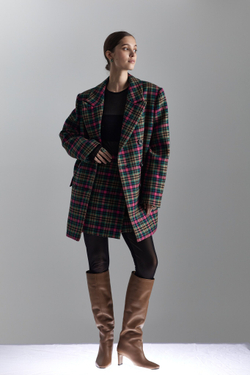 Юбка трапеция на запах шерсть