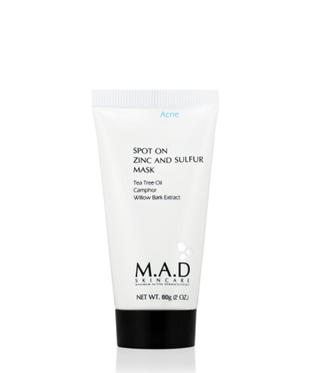 M.A.D. SPOT ON ZINC AND SULFUR MASK Подсушивающая маска с цинком и серой