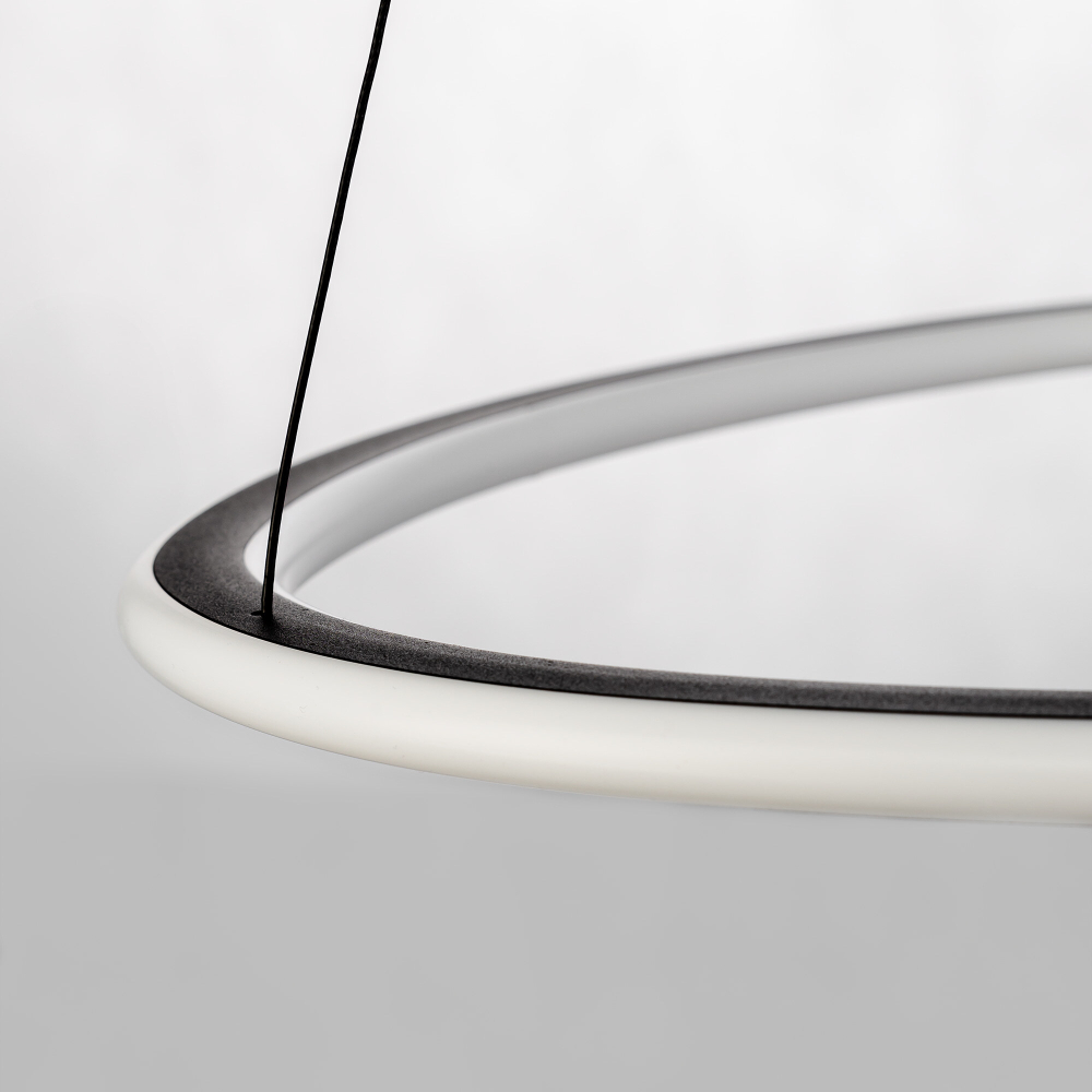 Citilux TRIO CL215B051 LED Люстра подвесная с пультом Чёрная