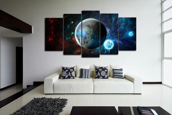 Модульная картина "Бескрайний космос"