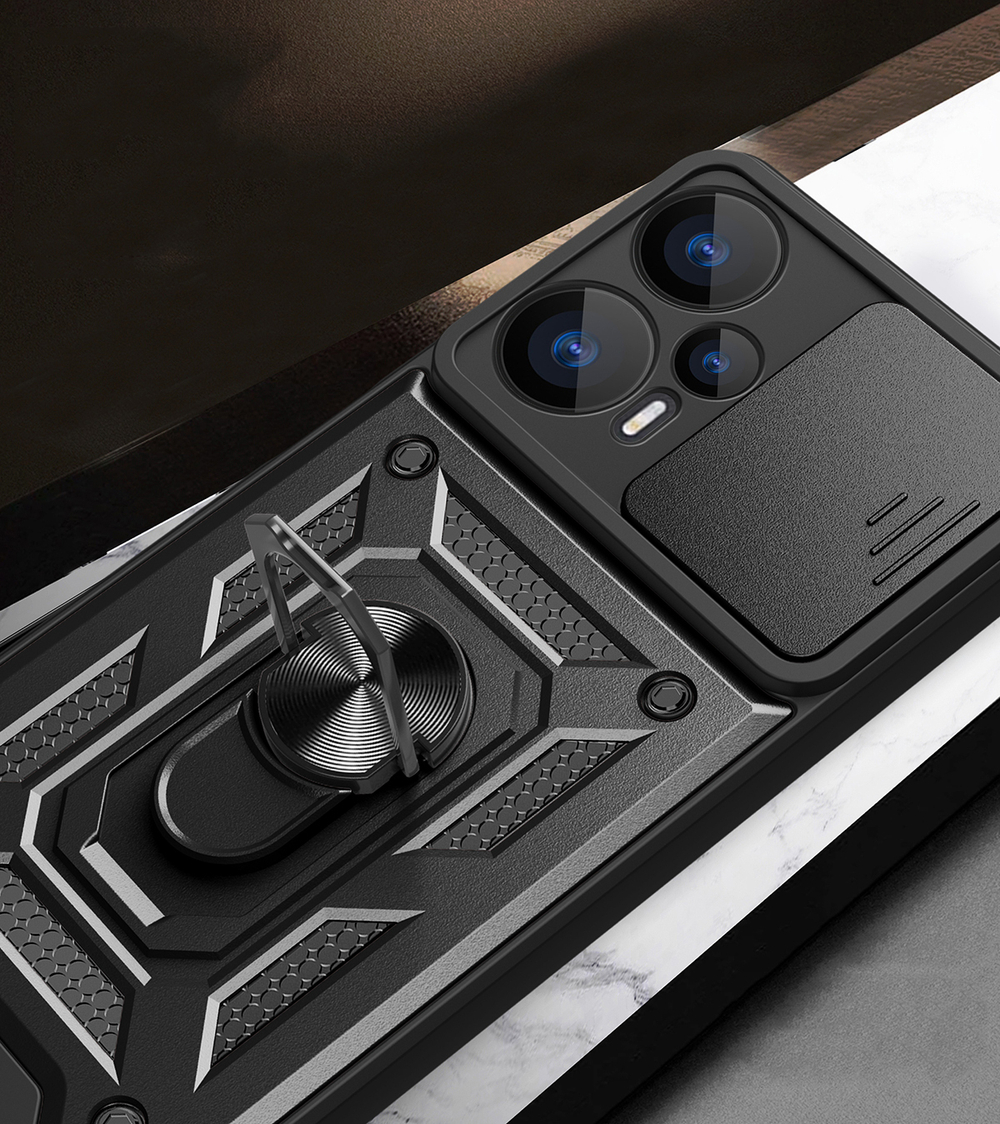 Чехол с кольцом Bumper Case для Poco F5