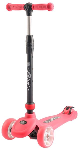 Детский самокат-кикборд Tech Team UFO Розовый